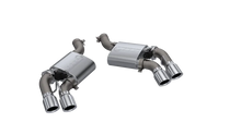 Load image into Gallery viewer, 2016-2024 Chevrolet Camaro SS  QTP Screamer Axle Back Quad Tip Bumper - Back View