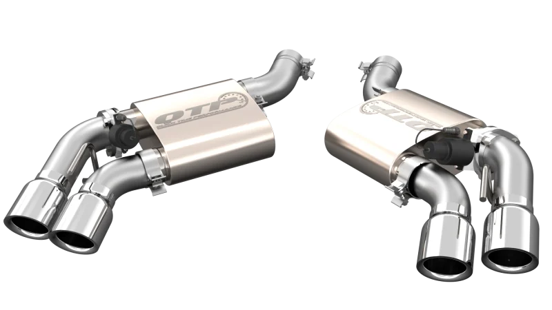 2016-2024 Chevrolet Camaro SS  QTP Screamer Axle Back Quad Tip Bumper - Installation View