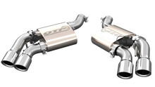 Load image into Gallery viewer, 2016-2024 Chevrolet Camaro SS  QTP Screamer Axle Back Quad Tip Bumper - Installation View