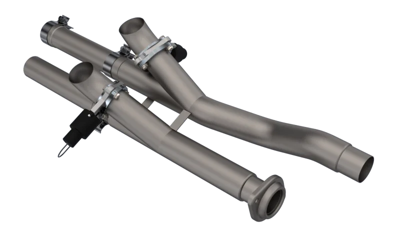 2017-2020 Ford F-150 Raptor QTP Aggressor Cutout Pipes - Main Product View