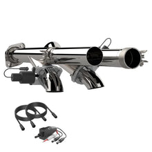 Load image into Gallery viewer, 2017-2020 Ford F-150 Raptor QTP Aggressor Cutout Pipes - Installation View