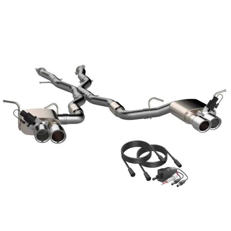 2018-2022 Jeep Grand Cherokee Trackhawk QTP Screamer Cat Back - Main Product View
