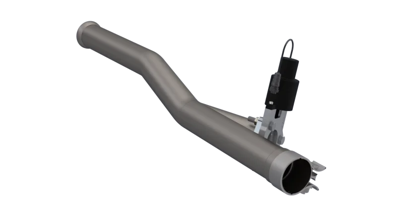 2018-2024 Jeep Wrangler JL 3.6L QTP Aggressor Cutout Pipe - Side View