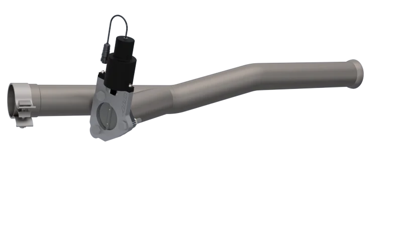 2018-2024 Jeep Wrangler JL 3.6L QTP Aggressor Cutout Pipe - Back View