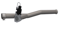 Load image into Gallery viewer, 2018-2024 Jeep Wrangler JL 3.6L QTP Aggressor Cutout Pipe - Back View