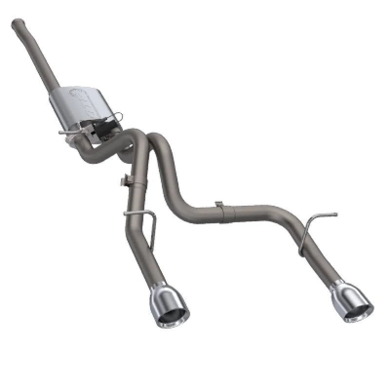 2018-2024 Jeep Wrangler JL QTP Screamer Cat Back - Side View
