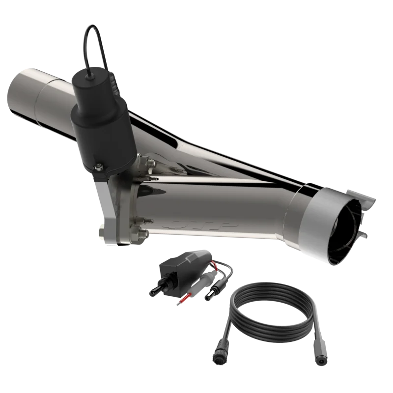 2019-2024 Ford Ranger 2.3L QTP  Aggressor Cutout Pipe - Side View