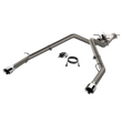 Load image into Gallery viewer, 2019-2024 Ram 1500 QTP Screamer Split Rear Exit Cat Back - Detail View