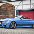 Load image into Gallery viewer, 2022+ BMW M4 (G82) Cabrio w/ Electronic Dampers (4WD Competition Model Only) V3 Coilover Kit - Side View