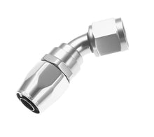 Load image into Gallery viewer, 20AN 45Deg Double Swivel Hose End Clear