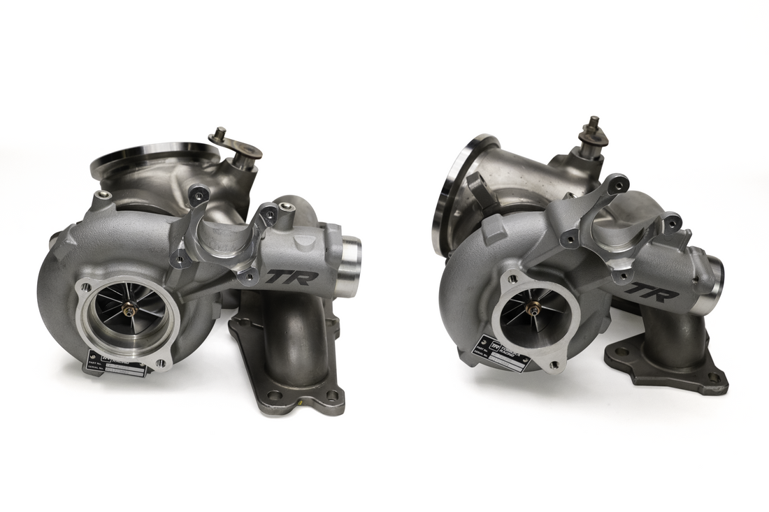 TR DCBB S55 Twin Turbo Kit with Exhaust Manifold & Intake Pipes for BMW F8X M2 Competition / M3 / M4 - 800HP+ Capable (TR-TW2008)