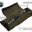 Load image into Gallery viewer, Rolled General Tool Storage Bag - Waxed Canvas Overland Vehicle Systems