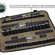 Load image into Gallery viewer, Rolled Socket Organizer Storage Bag - #16 Waxed Canvas Overland Vehicle Systems