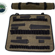 Load image into Gallery viewer, Rolled Socket Organizer Storage Bag - #16 Waxed Canvas Overland Vehicle Systems