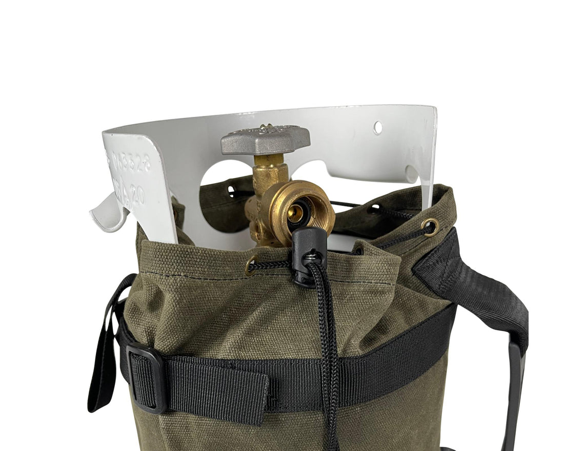 Organize With Overland Vehicle Systems Wax Canvas Propane Cover Overland Vehicle Systems