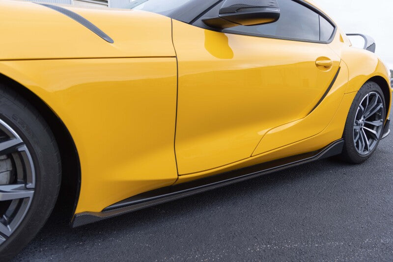 Dinan Carbon Fiber Side Skirts - Set fits Toyota GR / 2021-2022 Toyota GR Supra A91 Edition / 2020-2026 Toyota GR Supra