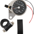 Load image into Gallery viewer, 2.4" KPH Mini LED Mechanical Speedometer/Indicators/Trip - Black Face