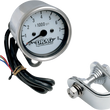 Load image into Gallery viewer, 2.4" Mini Electronic 8000 RPM Tachometer - Chrome Housing - Black Face DragSpecialties 21-6910NUDS - Side View