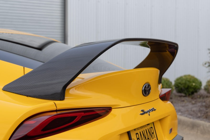 Dinan Carbon Fiber High-Rise Rear Spoiler fits Toyota GR / 2021-2022 Toyota GR Supra A91 Edition / 2020-2026 Toyota GR Supra
