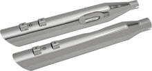 Load image into Gallery viewer, 3-1/2" Slashdown Slip-On Mufflers - Chrome DragSpecialties H00963 - Main Product View