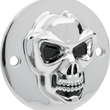 Load image into Gallery viewer, 3-D Skull Points Cover - Big Twin DragSpecialties 30-0185-PC - Main Product View