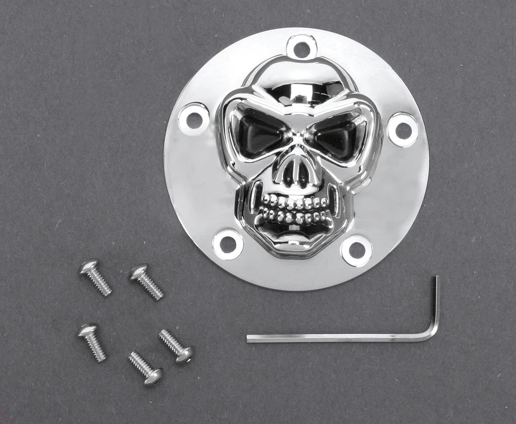 3-D Skull Points Cover - Twin Cam DragSpecialties 30-0181-BC-222 - Side View