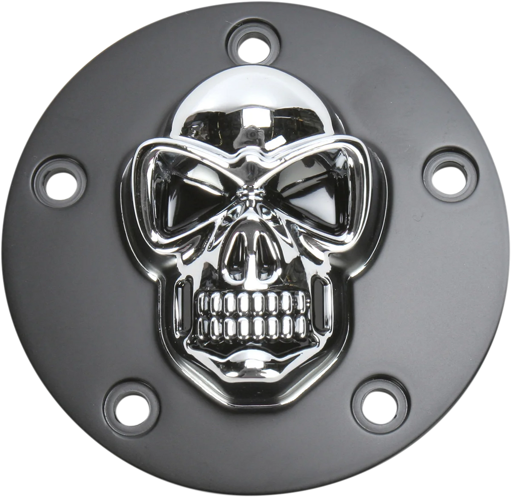 3-D Skull Points Cover - Twin Cam DragSpecialties 30-0181-BC-222 - Detail View