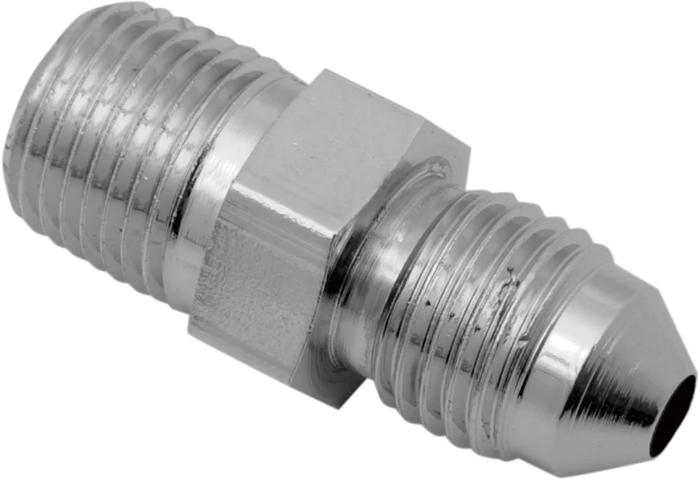 #3 Male Fitting - 3/8" Inverted Flare - Straight DragSpecialties 396 - Side View