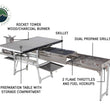 Load image into Gallery viewer, Cook With Overland Vehicle Systems Portable Komodo Camp Kitchen Overland Vehicle Systems
