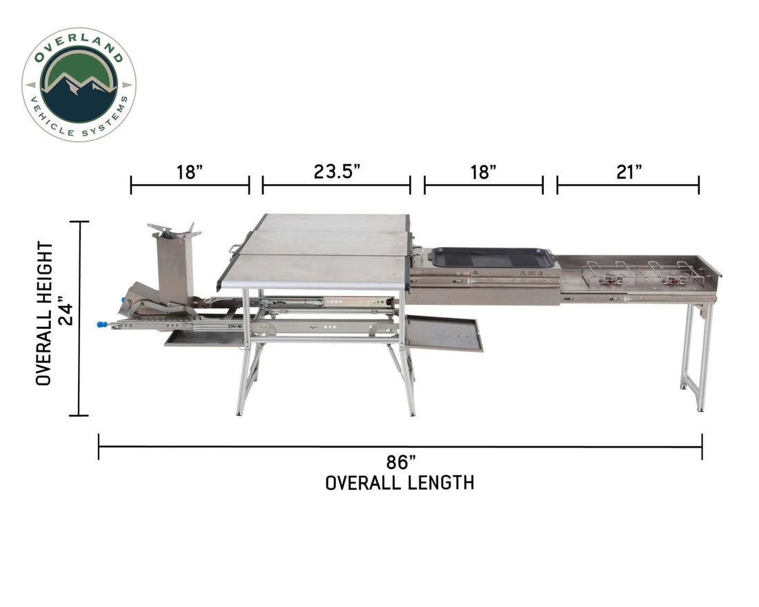 Cook With Overland Vehicle Systems Portable Komodo Camp Kitchen Overland Vehicle Systems