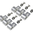 Load image into Gallery viewer, 3/16in Polished Aluminum Line Clamps 6/pkg