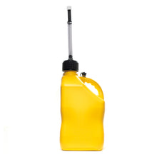 Load image into Gallery viewer, 3556-CA_Yellow VPSQ 5.5 Gal MS Container W_ DLX Hose_Left.jpg