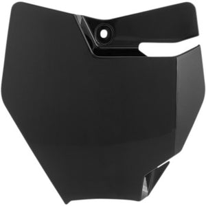 Acerbis Front Number Plate - Black fits 2016-2023 KTM 65 SX