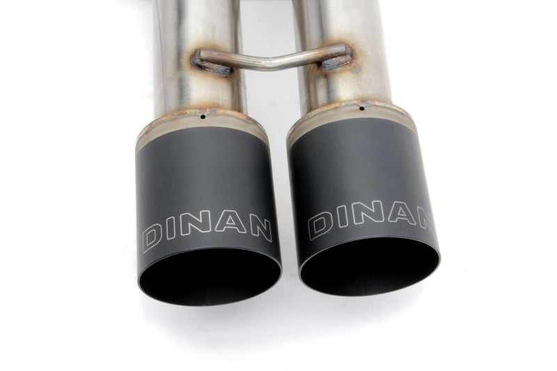 Dinan 3-Door Free Flow Axleback Exhaust System - Black Tips (F56) fits 2014-2024 Mini Cooper S