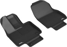 Load image into Gallery viewer, 3D MAXider 20-23 Toyota Highlander Kagu Black Floor Mat - Row 1 - Main Product View