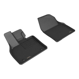 3D MAXider 2023 Toyota BZ4X Kagu Black Floor Mat - Row 1 - Main Product View