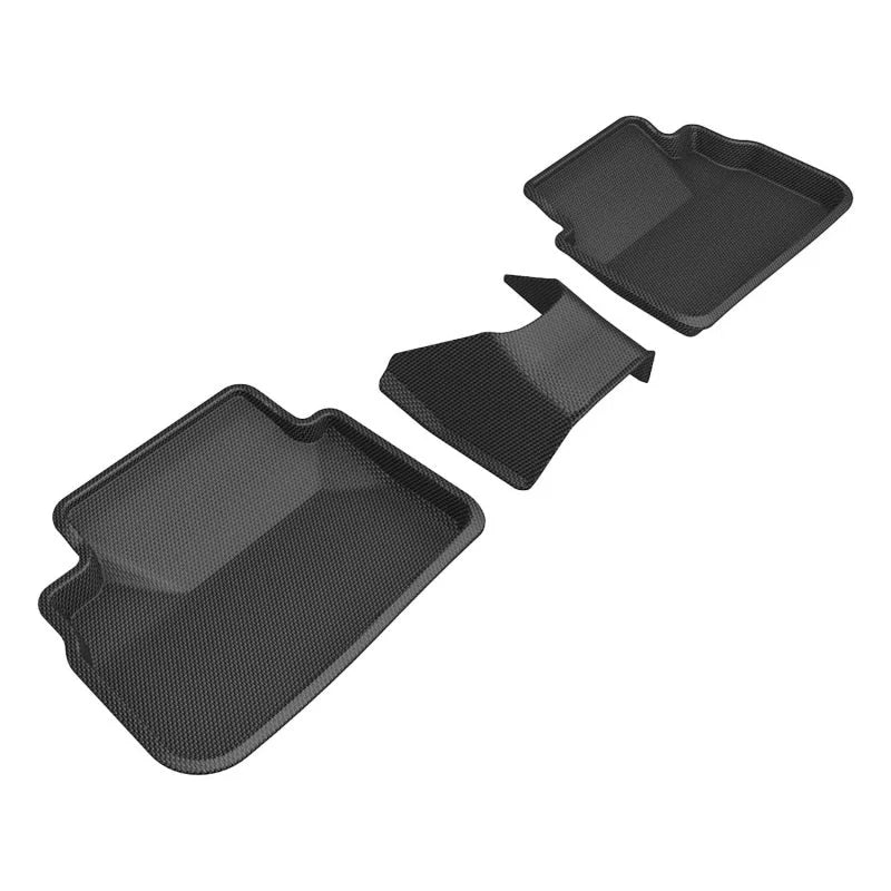 3D MAXider 22-23 Subaru WRX Kagu Black Floor Mats - Row 2 - Main Product View