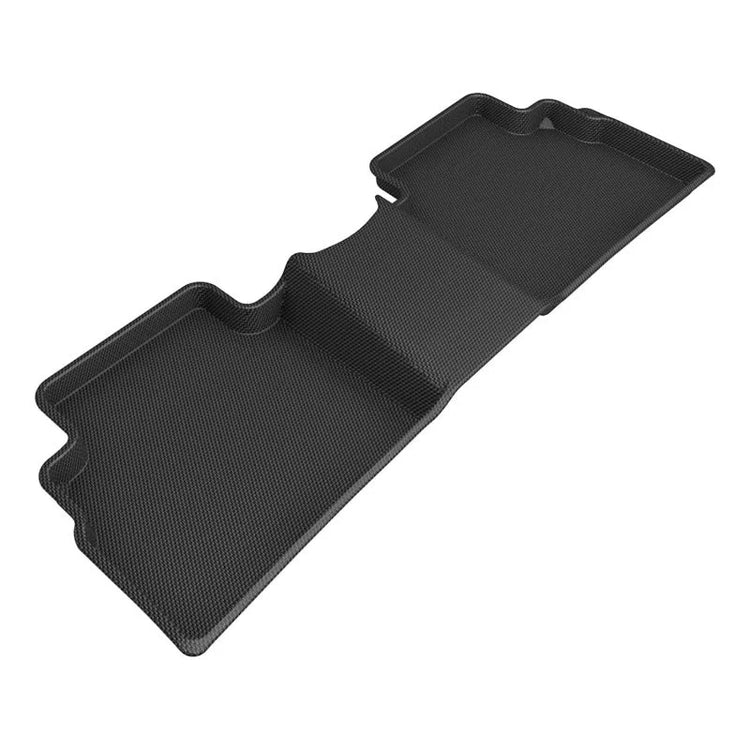 3D MAXider 23-24 Kia Sportage Gas Kagu Black Floor Mat - Row 2 - Main Product View