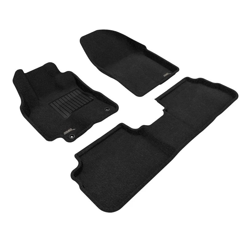 3D MAXpider 09-13 Toyota Corolla Elegant Floor Mat - Black - Main Product View
