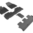 Load image into Gallery viewer, 3D MAXpider 14-19 Toyota Highlander w/ Bucket 2nd Row Kagu Floormat Set (R1, R2, R3) - Black - Main Product View