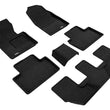 Load image into Gallery viewer, 3D MAXpider 15-25 Volvo X90 (T5/B5) / XC90 (T6/B6) 7-Seat Elegant 1st 2nd &amp; 3rd Row Floormats - Blk - Main Product View