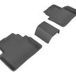 Load image into Gallery viewer, 3D MAXpider 16-20 Honda Civic Kagu 2nd Row Floormats - Black - Main Product View