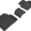 Load image into Gallery viewer, 3D MAXpider 16-20 Honda Civic Kagu 2nd Row Floormats - Black - Side View
