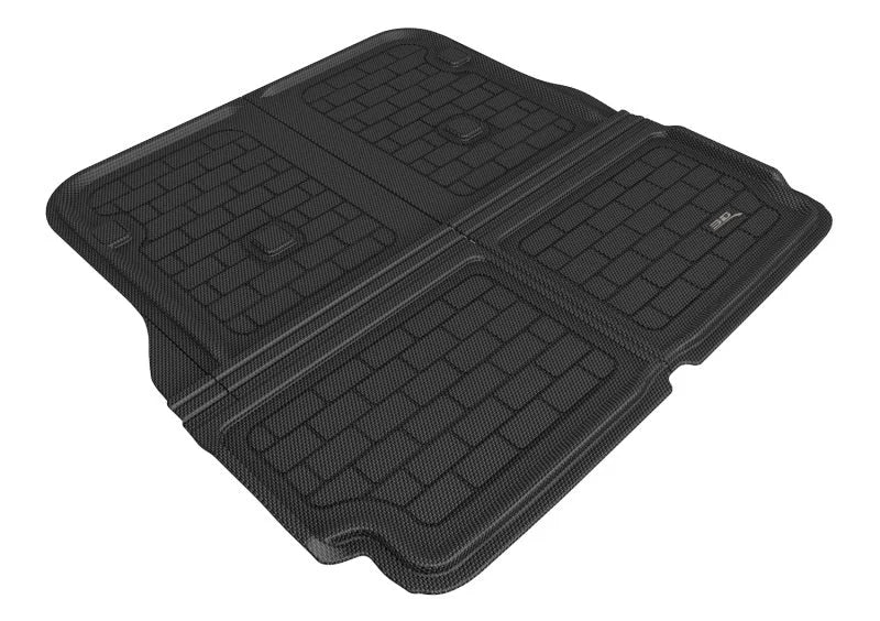 3D MAXpider 16-20 Tesla Model X Behind 2nd Row Cross Fold Kagu Cargo Liner - Black - Main Product View
