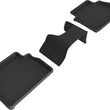 Load image into Gallery viewer, 3D MAXpider 17-21 Alfa Romeo Giulia / Giulia Quadrifoglio Kagu 2nd Row Floormats - Black - Main Product View