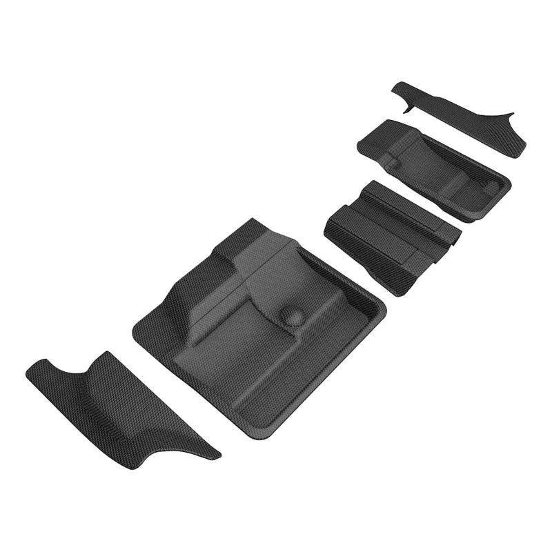 3D MAXpider 17-21 Tesla Model Y Kagu 3rd Row Floormats - Black - Additional View 5