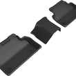 Load image into Gallery viewer, 3D MAXpider 18-20 Jaguar E-Pace Kagu 2nd Row Floormats - Black - Main Product View