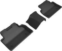 Load image into Gallery viewer, 3D MAXpider 18-20 Jaguar E-Pace Kagu 2nd Row Floormats - Black - Main Product View