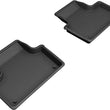 Load image into Gallery viewer, 3D MAXpider 18-21 Volvo XC60 T8 Twin Engine Kagu 2nd Row Floormats - Black - Main Product View