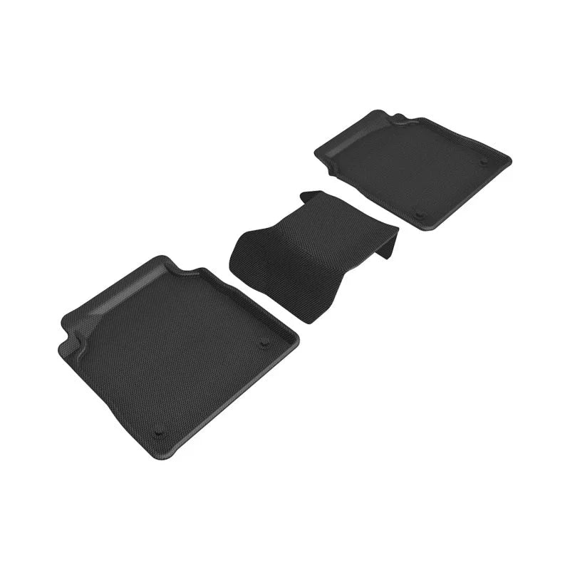 3D MAXpider 18-23 Lexus LS Kagu Black Floor Mats - R2 - Main Product View